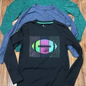 Lot of 3 boys long sleeve